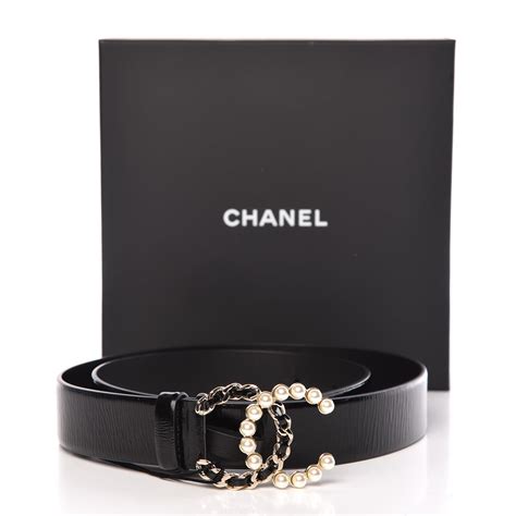 men chanel belts|Chanel belt with pearls.